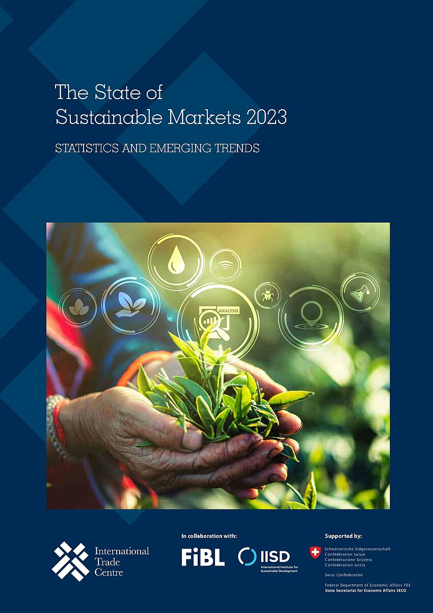 Cover page of The State of sustainable Markets 2023"
